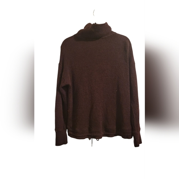 Members Mark Cozy Maroon Women's Sweater - Picture 2 of 4